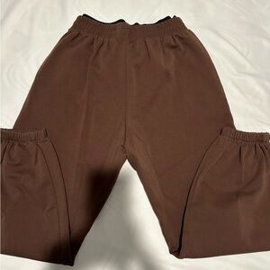 OGL double lined cocoa brown sweat pants/joggers